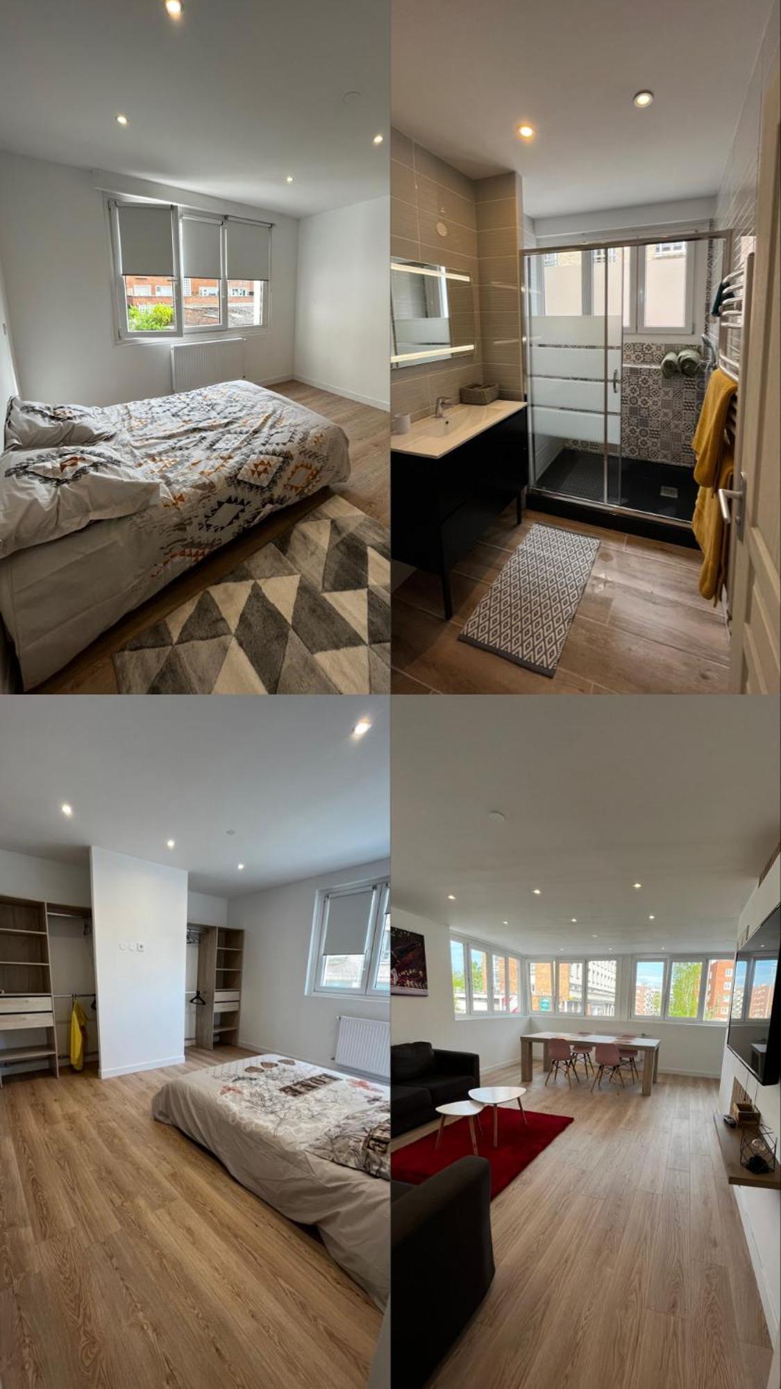 Grande Chambre Dans Loft A Deux Pas De La Plage Dunkirk Dış mekan fotoğraf